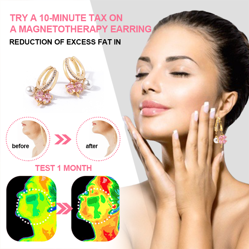(🔥 Last Day Sale - 80% Off) CZTICLE Toxin Absorbing Color-Changing Garnet Titanium Alloy Ion Lymphatic Magnetic Therapy Earrings🌵