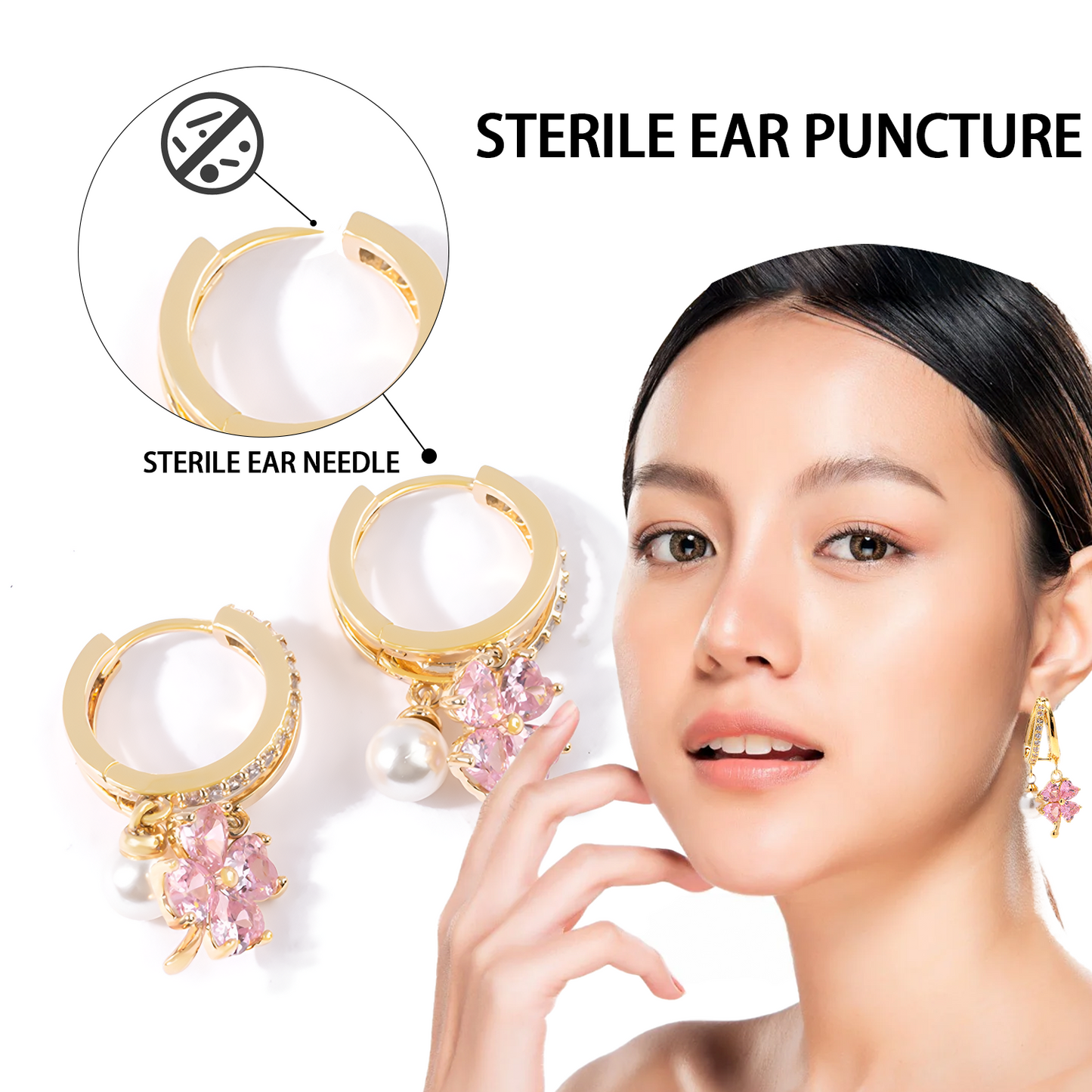 (🔥 Last Day Sale - 80% Off) CZTICLE Toxin Absorbing Color-Changing Garnet Titanium Alloy Ion Lymphatic Magnetic Therapy Earrings🌵