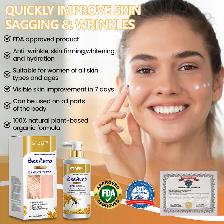 STDEI™ BeeAura Anti-Aging Firming Cream 🟪