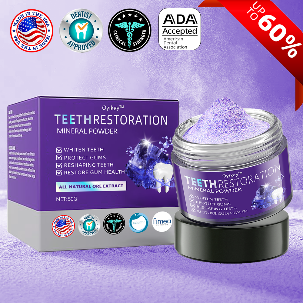 Oyikey™ TeethRestoration Mineral Powder👩‍⚕️(ADA recommended)