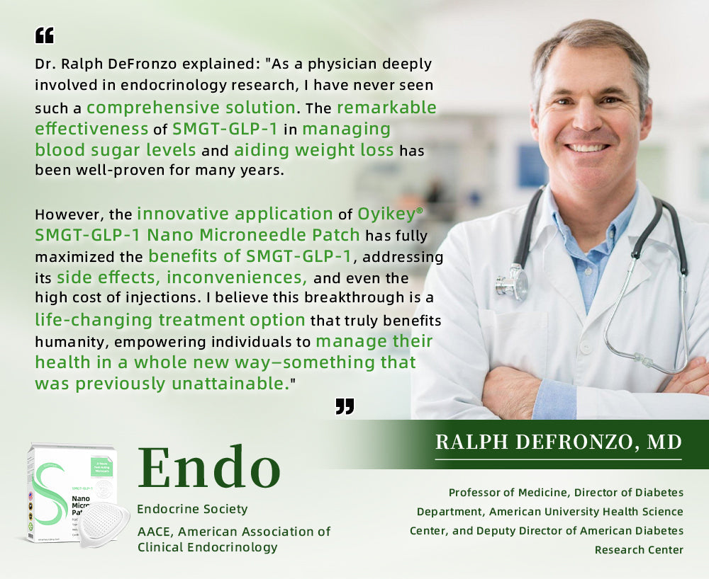 [See results in 7 days]🌲🌲Oyikey® SMGT-GLP-1 Nano Microneedle Patch（Painless, long-lasting, addressing diabetes, obesity, and cardiovascular diseases）
