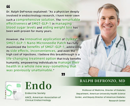 [See results in 7 days]🌲🌲Oyikey® SMGT-GLP-1 Nano Microneedle Patch（Painless, long-lasting, addressing diabetes, obesity, and cardiovascular diseases）