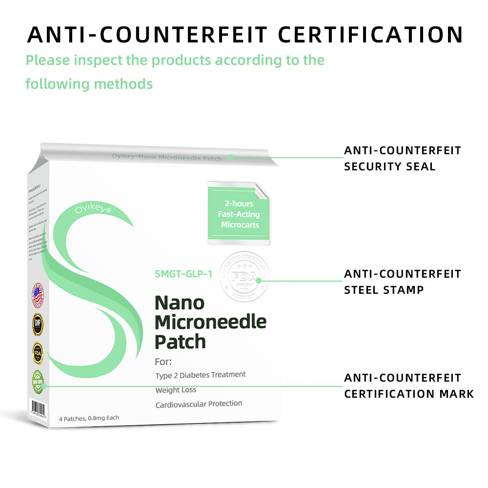 [See results in 7 days]🌲🌲Oyikey® SMGT-GLP-1 Nano Microneedle Patch（Painless, long-lasting, addressing diabetes, obesity, and cardiovascular diseases）