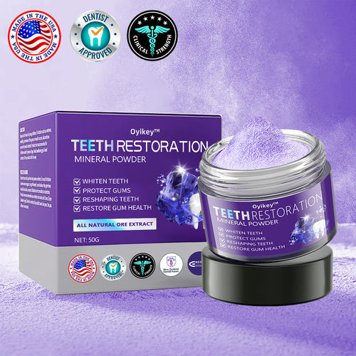 【2025 New Upgrade]】Oyikey™ Tooth Restoration Mineral Powder🦷(ADA Recommended)⏰Limited Time New Year Special