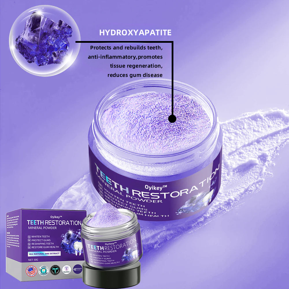 Oyikey™ TeethRestoration Mineral Powder👩‍⚕️(ADA recommended)