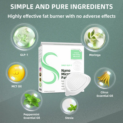 Laboratory-Grade Nano-Microneedle Patches for Wellness and Fat Burning Developed at Stanford University 💚Oyikey® GLP-1 SMGT-GLP-1 Nano Microneedle Patch