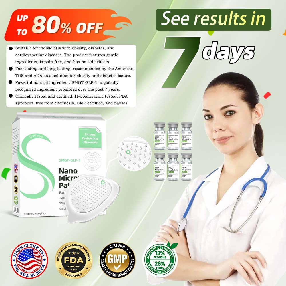 [See results in 7 days]🌲🌲Oyikey® SMGT-GLP-1 Nano Microneedle Patch（Painless, long-lasting, addressing diabetes, obesity, and cardiovascular diseases）